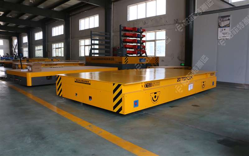 恭喜帕菲特20噸無(wú)軌電動(dòng)平車(chē)交付于重慶