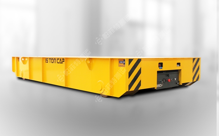 帕菲特50噸BWF方向盤電動(dòng)平車項(xiàng)目在山東淄博交付