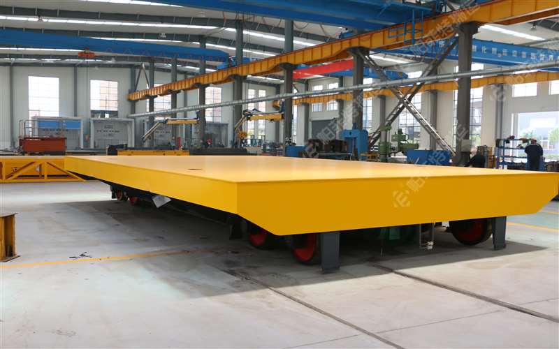 內(nèi)蒙古通遼10噸有軌電動(dòng)平車發(fā)貨成功