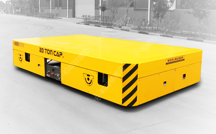 湖南邵陽(yáng)：帕菲特交付1臺(tái)車間無(wú)軌膠輪電動(dòng)平車